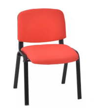 Wholesale Fabric Reception Chairs High Back Support Office Stackable Black Cushion Padding Chairs